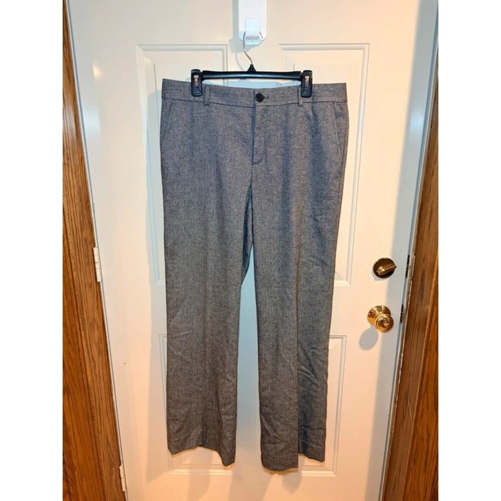 Banana Republic Martin Fit Wool Blend Herringbone Dress Pants Size 14